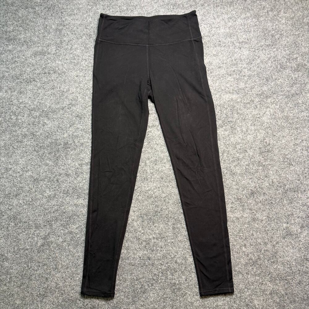 Athleta Black‎ High Rise Leggings Women's Medium Full Length Yoga Pants
